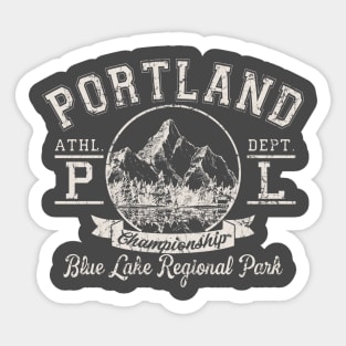 Portland Athletic Dept Sticker